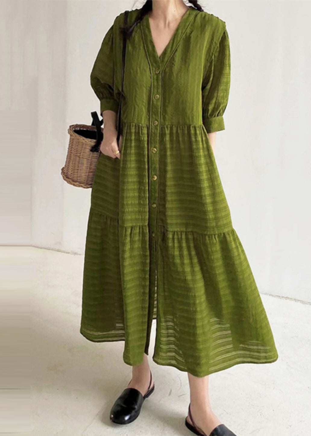 A Vintage Style Dress with Delicate Timeless Details