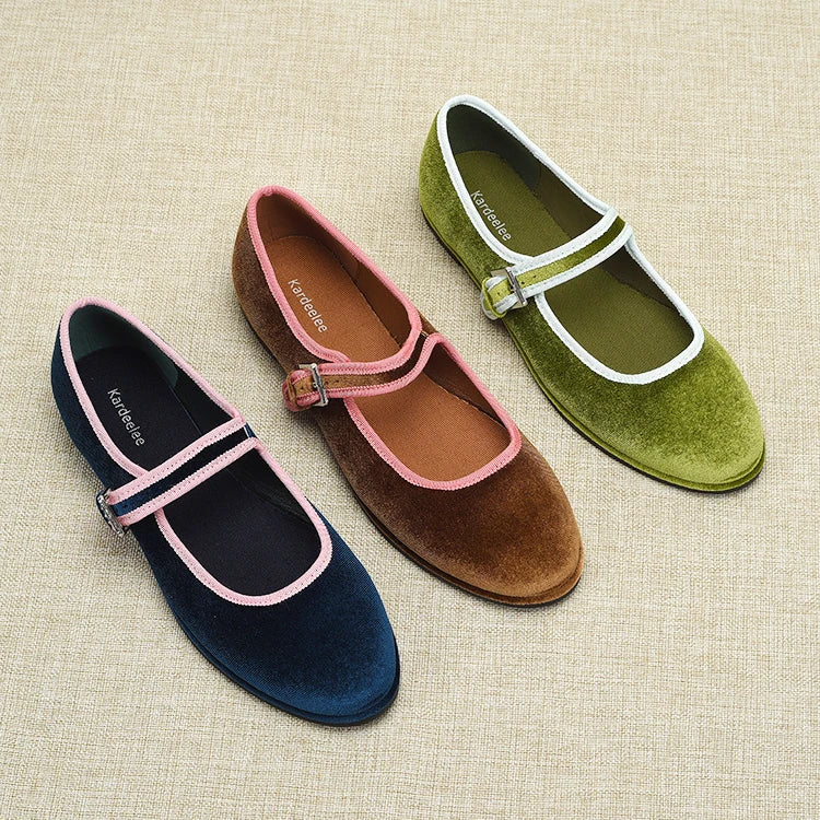Vintage Inspired Orthopedic Flats
