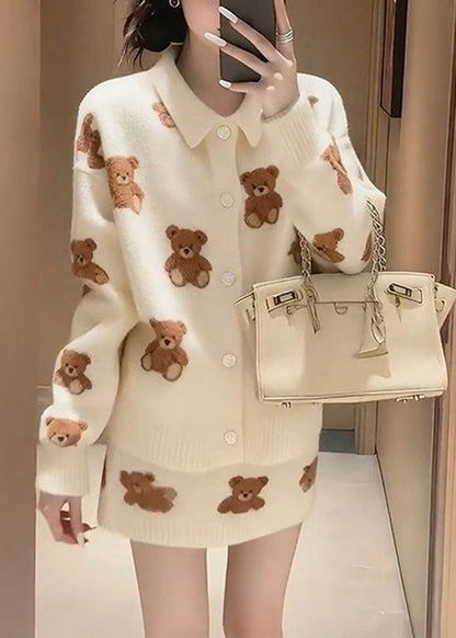 A Vintage Style Sweater with Delicate Timeless Details