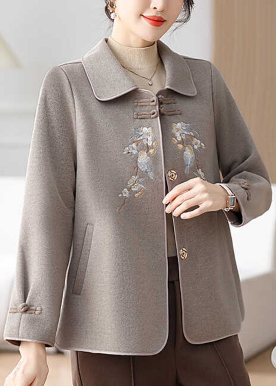A Vintage Style Coat with Delicate Timeless Details