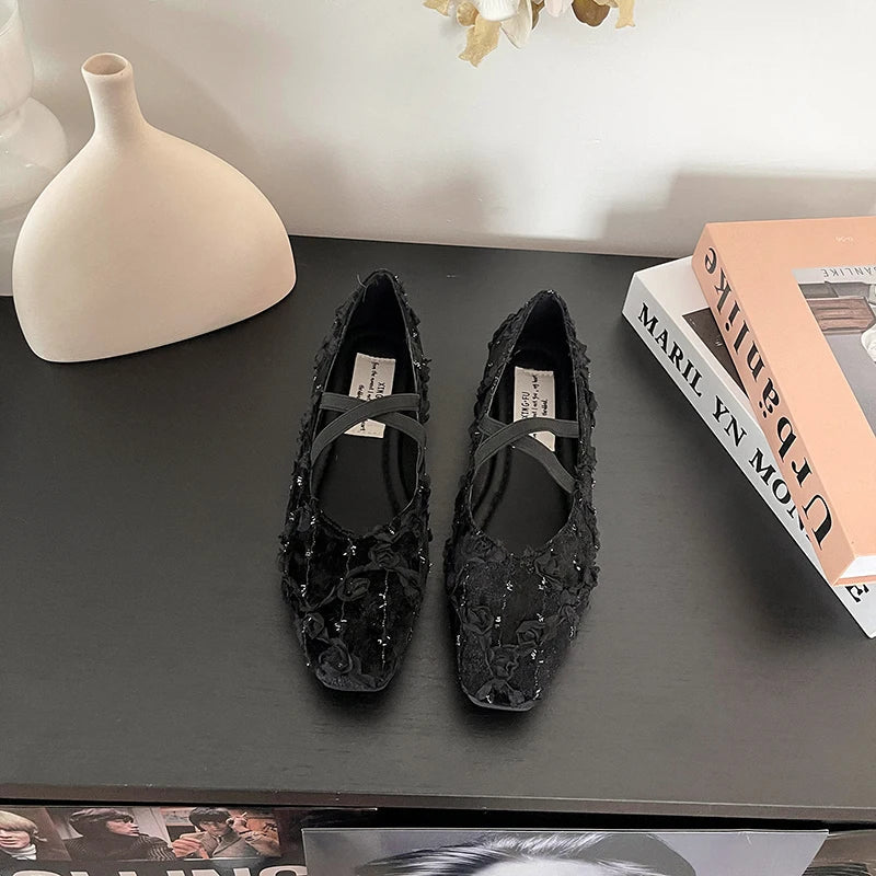 Vintage Inspired Orthopedic Flats
