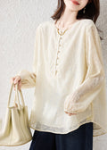 A Vintage Style Blouse with Delicate Timeless Details