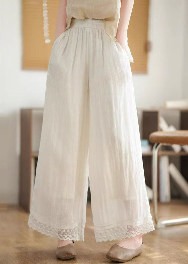 A Vintage Style Pants with Delicate Timeless Details