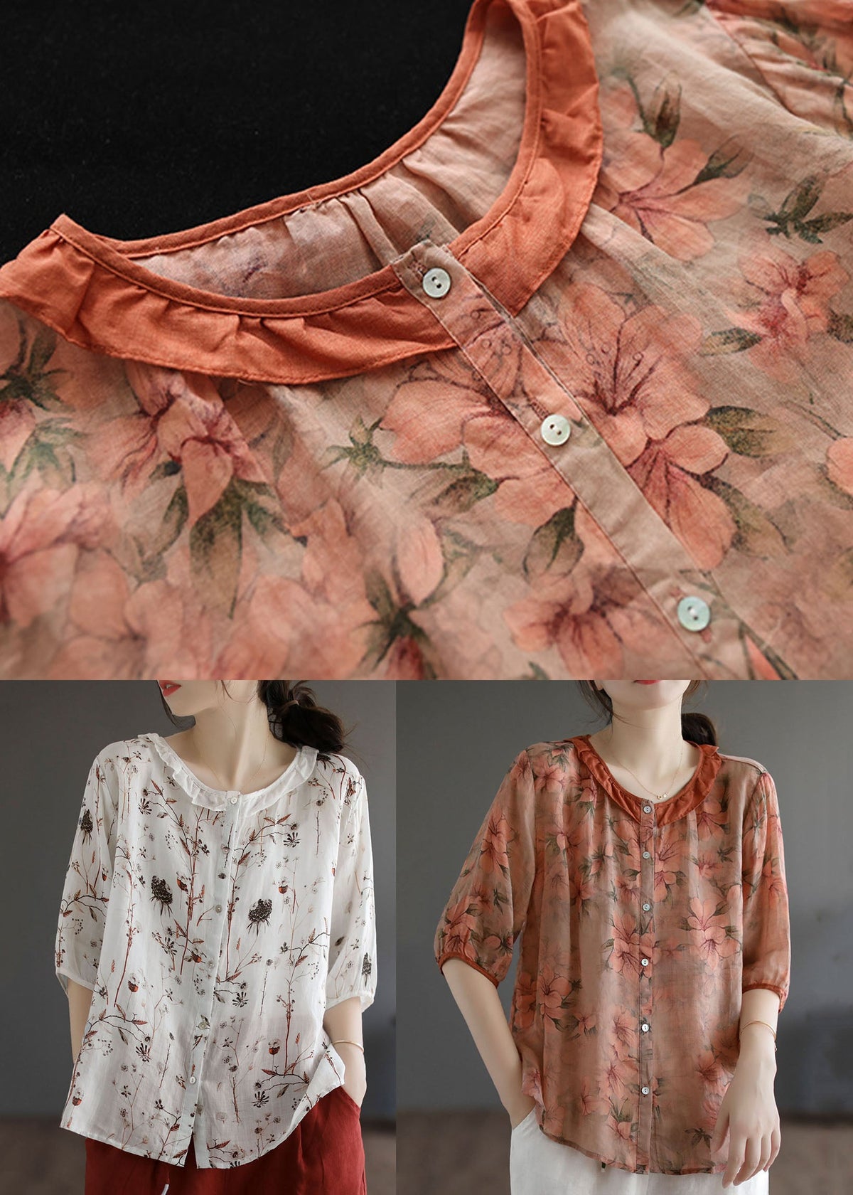 Beautifully Finished Blouse in a Timeless Design