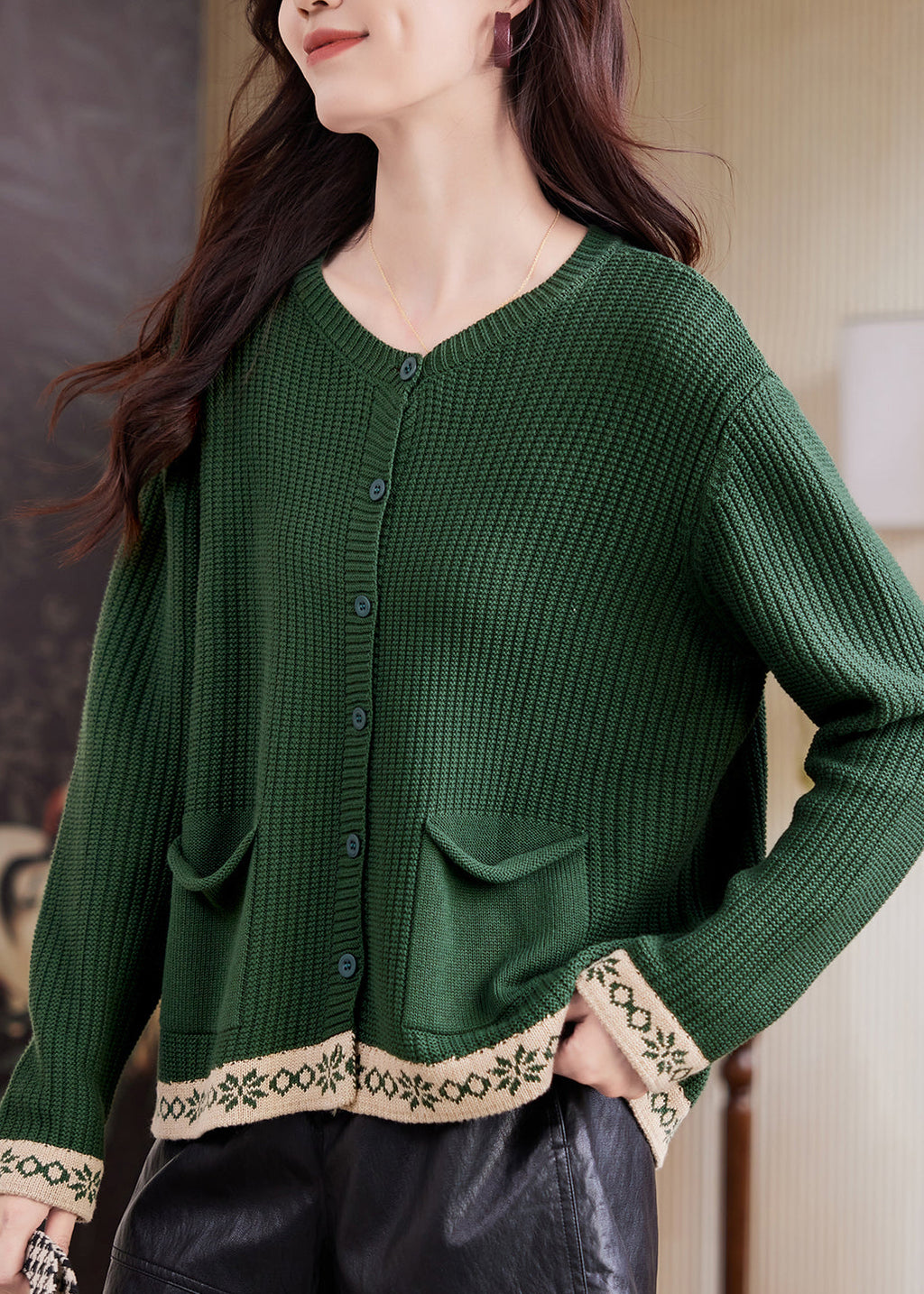 Vintage Inspired Cardigan with a Contemporary Edge