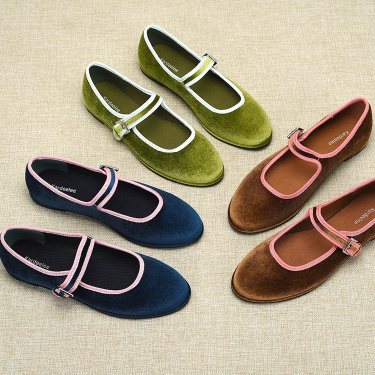 Vintage Inspired Orthopedic Flats