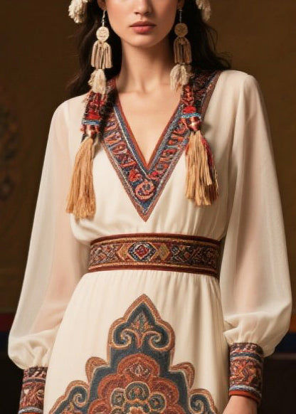 A Vintage Style Dress with Delicate Timeless Details