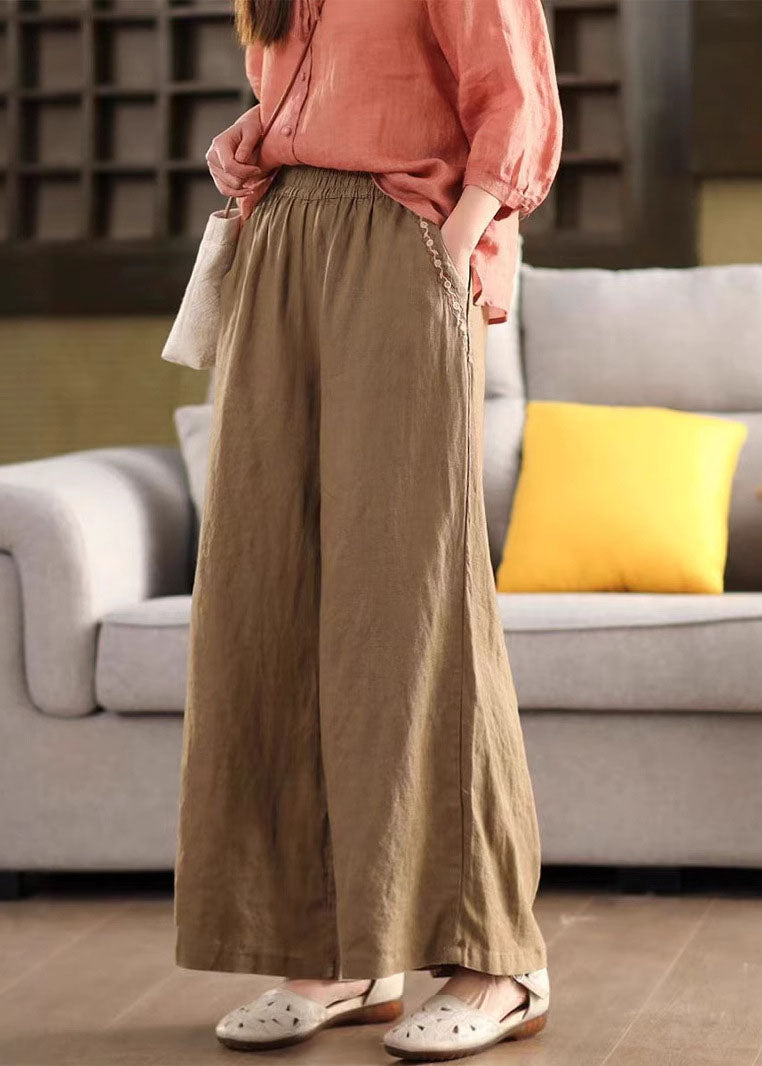 A Vintage Style Pants with Delicate Timeless Details