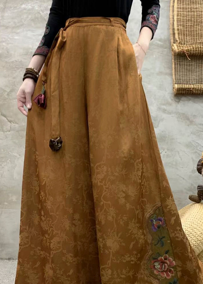 A Vintage Style Pants with Delicate Timeless Details