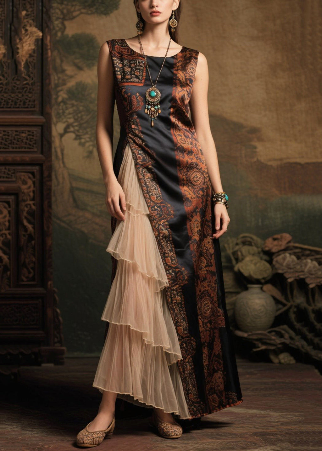 Elegantly Styled Dress for Everyday Wear