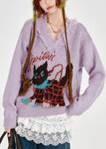 Classic Vintage Sweater with a Flattering Fit