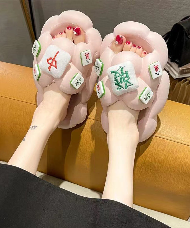 Vintage Inspired Orthopedic Slippers