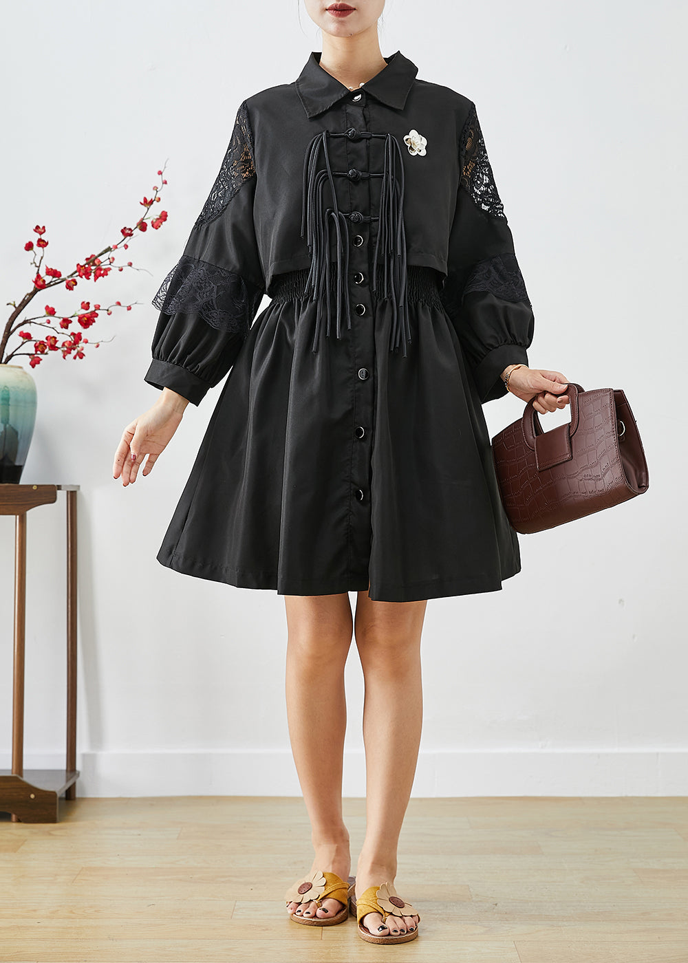 A Vintage Style Dress with Delicate Timeless Details