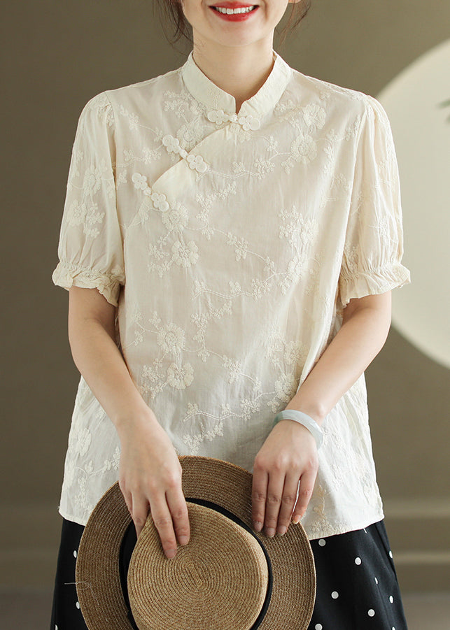 A Vintage Style Shirt with Delicate Timeless Details