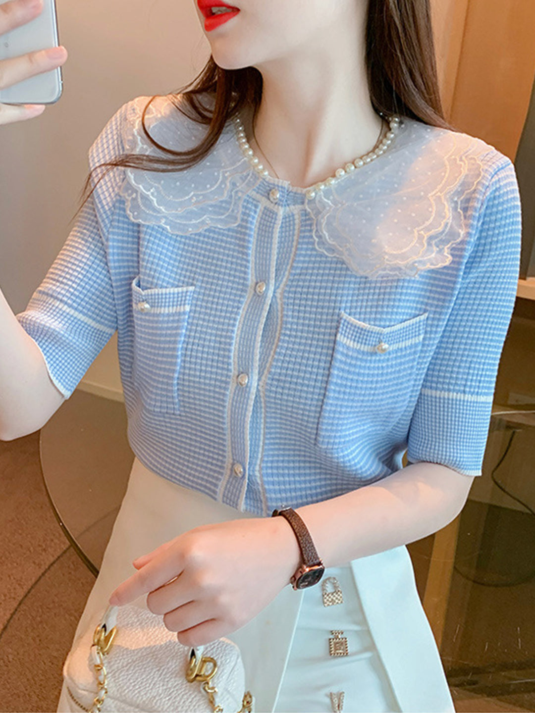 Classic Vintage Top with a Flattering Fit