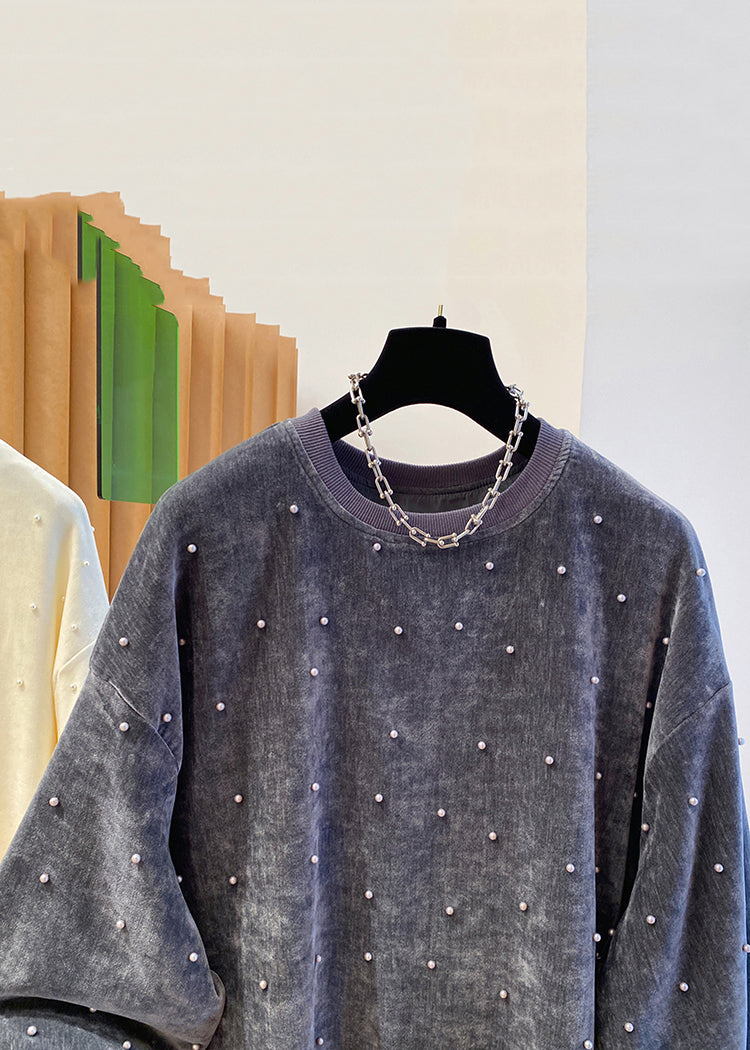 A Vintage Style Pullover with Delicate Timeless Details