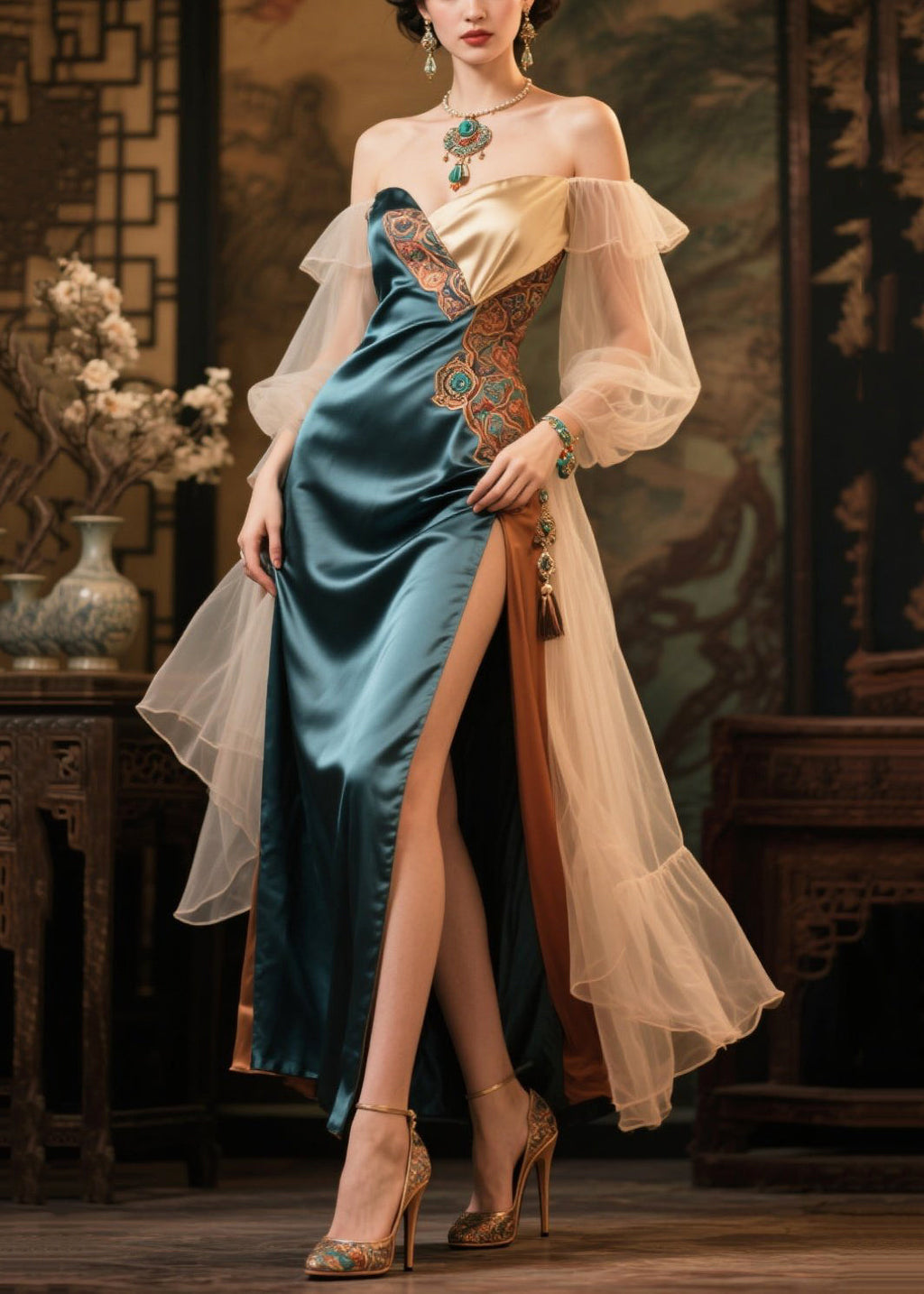 Classic Vintage Dress with a Flattering Fit