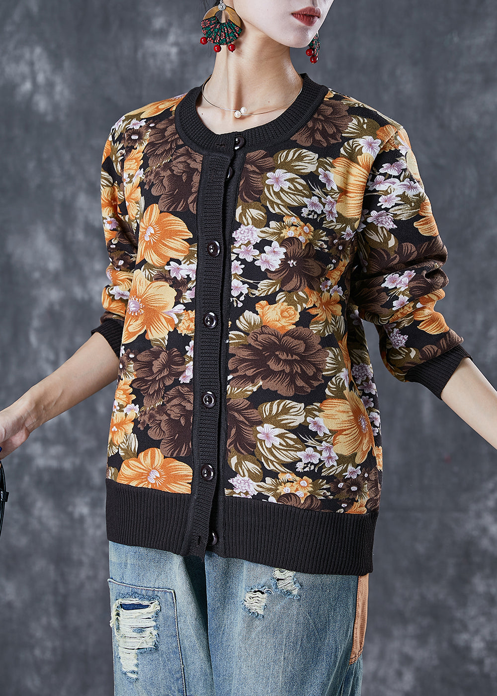 Vintage Inspired Sweater with a Contemporary Edge
