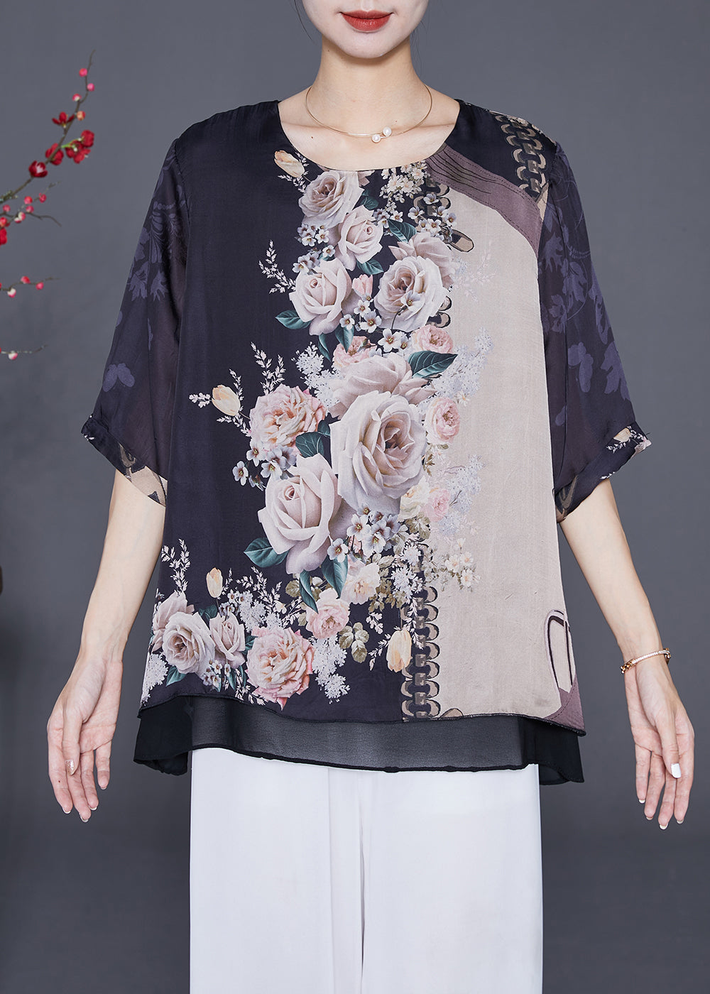 A Vintage Style Blouse with Delicate Timeless Details