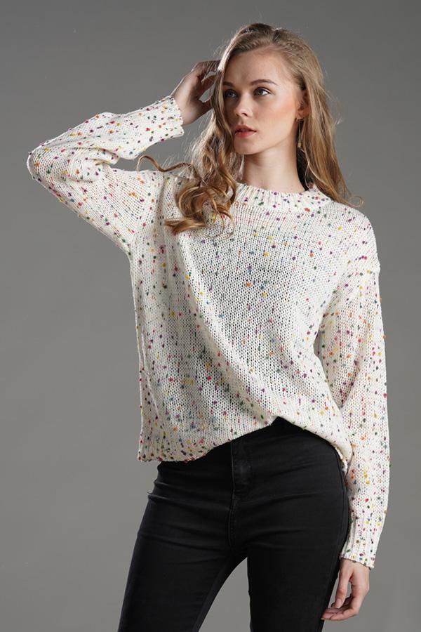 A Vintage Style Sweater with Delicate Timeless Details