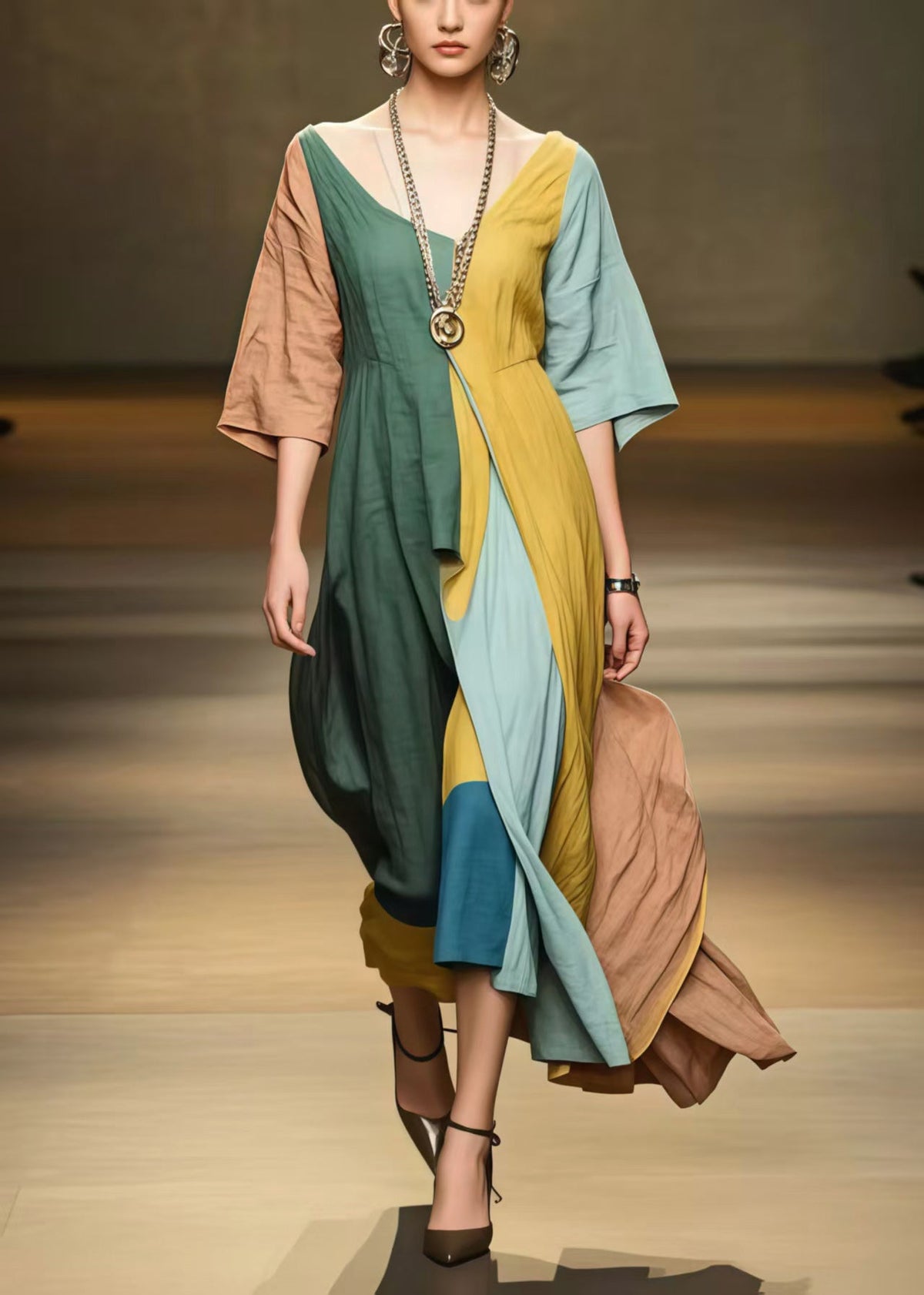 Classic Vintage Dress with a Flattering Fit