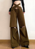 A Vintage Style Pants with Delicate Timeless Details