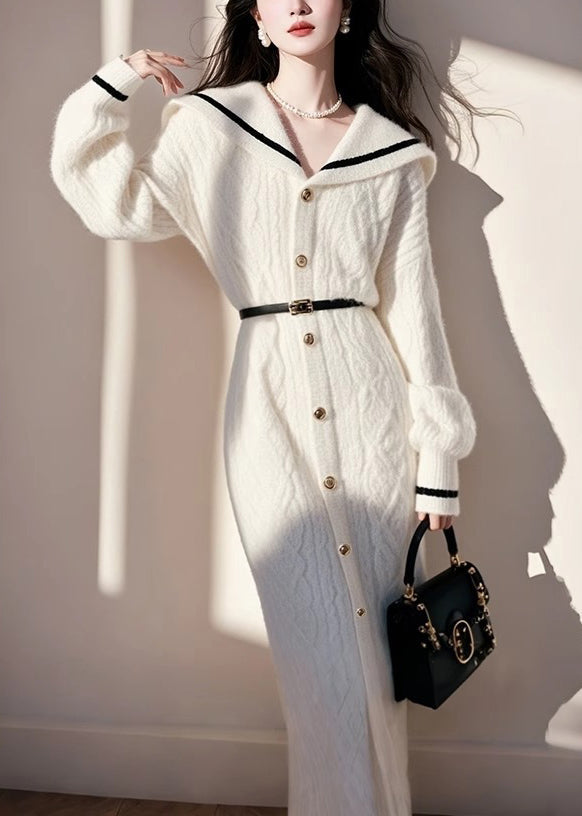 A Vintage Style Sweater with Delicate Timeless Details