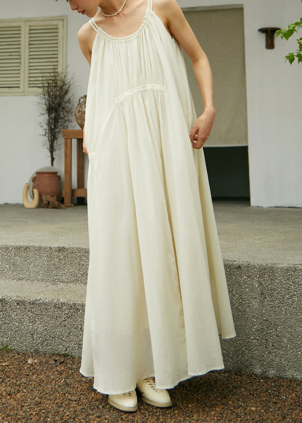 A Vintage Style Dress with Delicate Timeless Details
