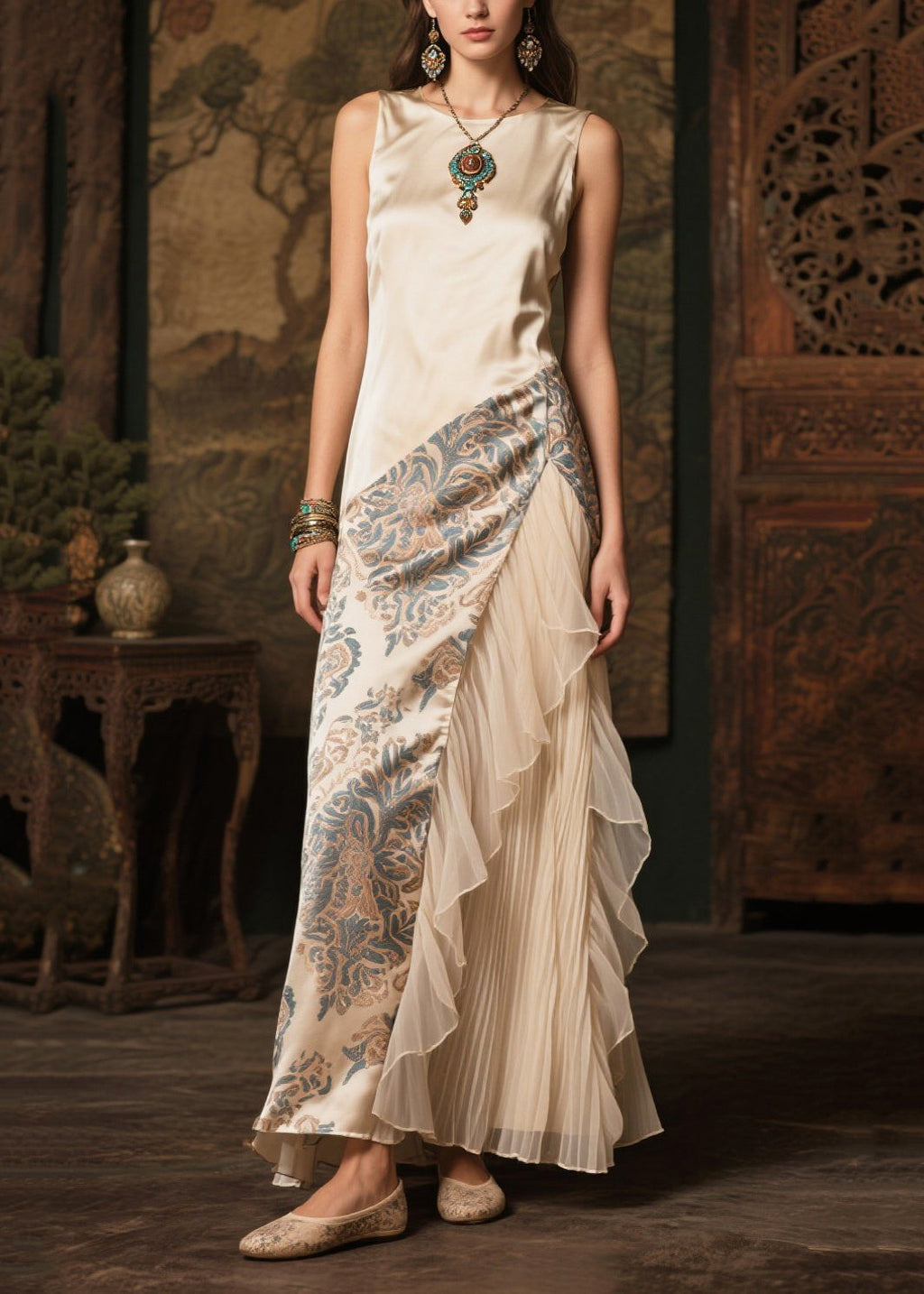 Well Tailored Dress with a Graceful Silhouette