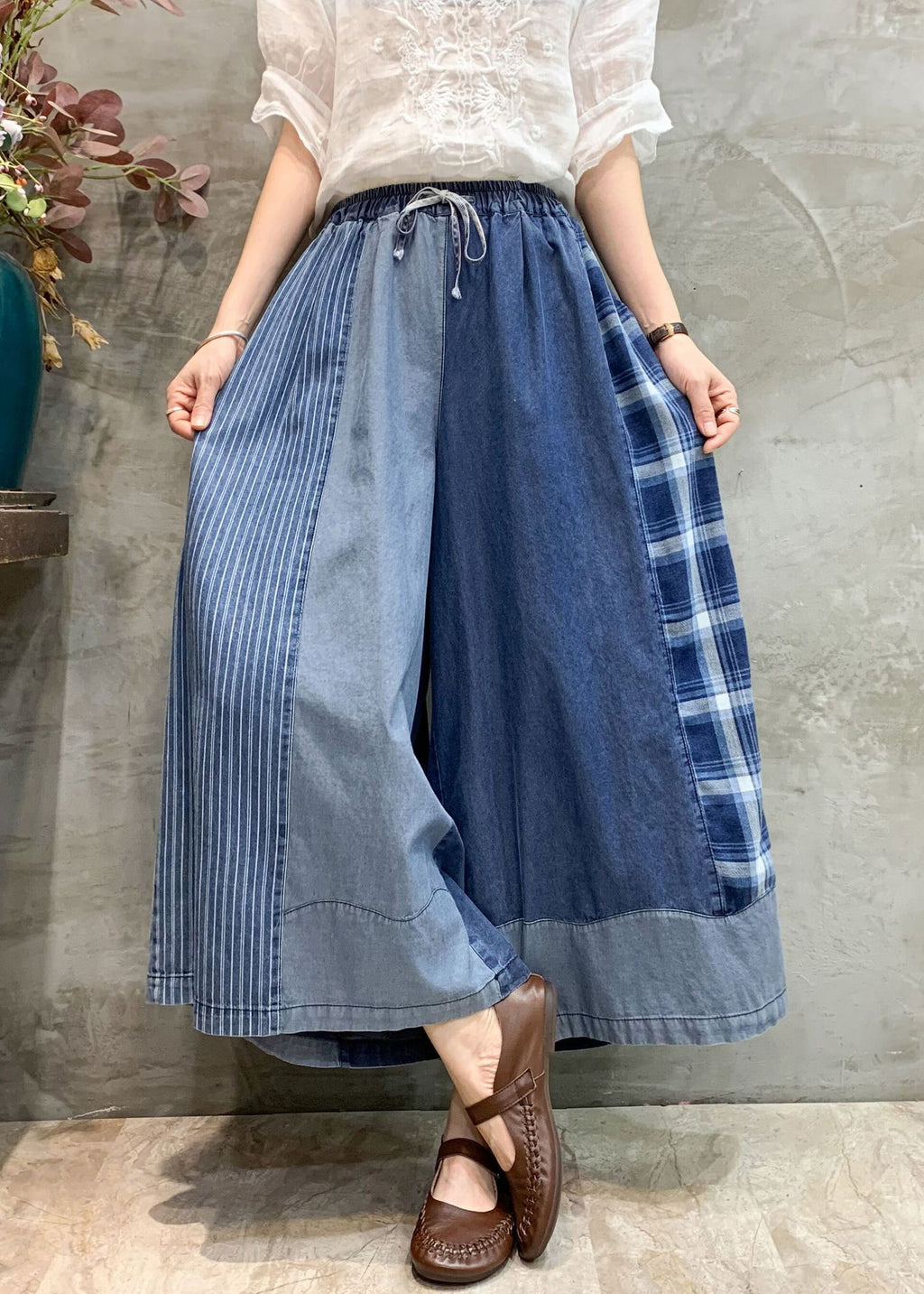 A Vintage Style Pants with Delicate Timeless Details