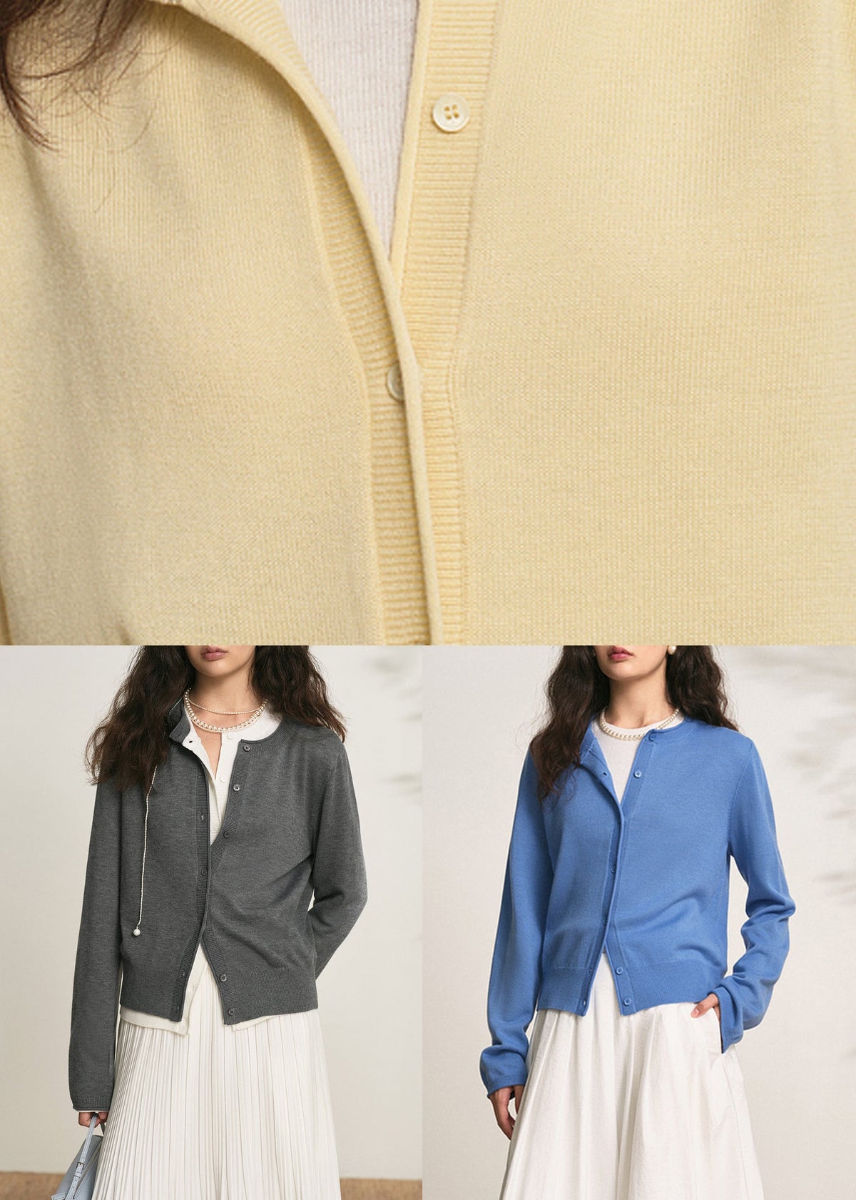 Classic Vintage Cardigan with a Flattering Fit