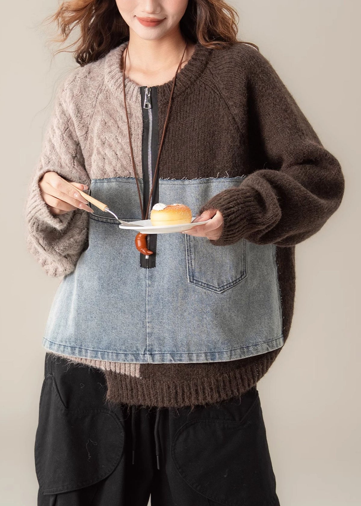 Classic Vintage Sweater with a Flattering Fit