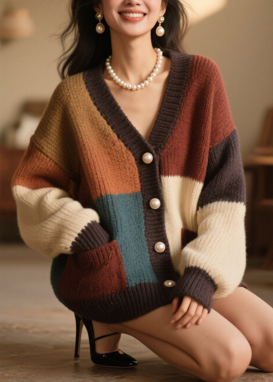 Classic Vintage Cardigan with a Flattering Fit