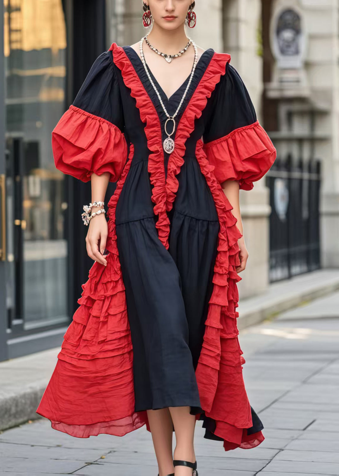 Classic Vintage Dress with a Flattering Fit
