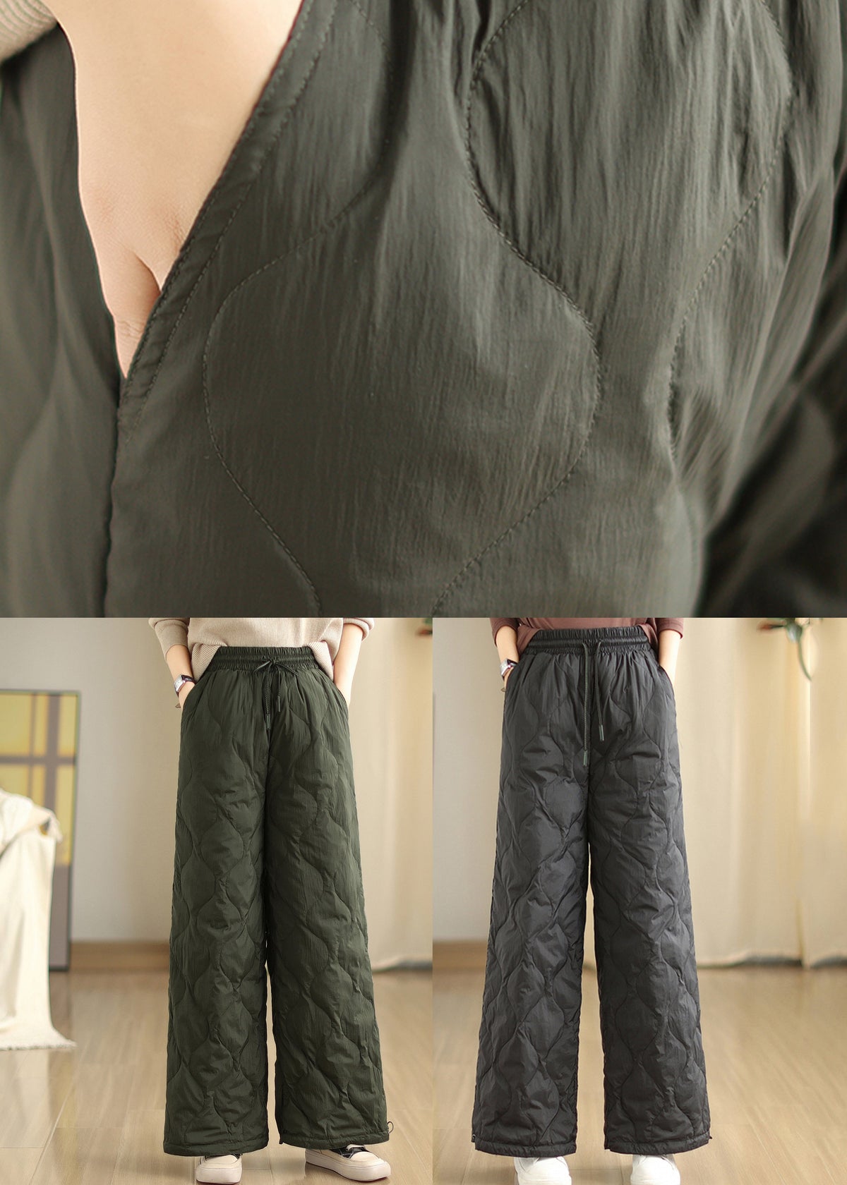 A Vintage Style Pants with Delicate Timeless Details
