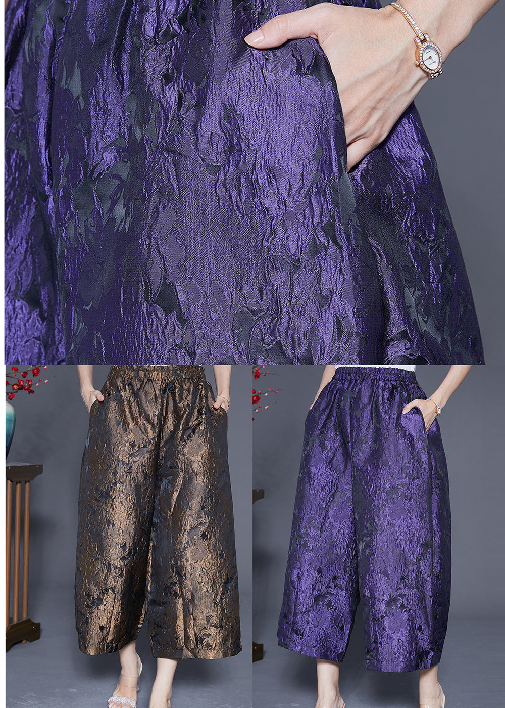 Well Tailored Pants with a Graceful Silhouette