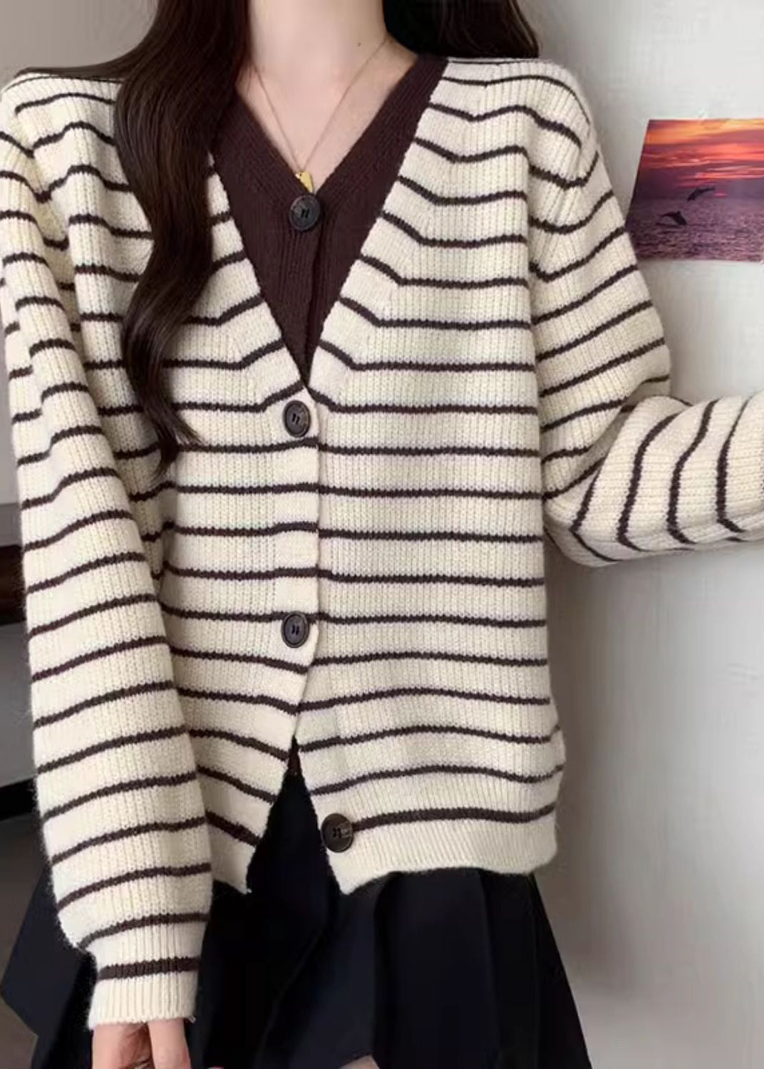 A Vintage Style Cardigan with Delicate Timeless Details