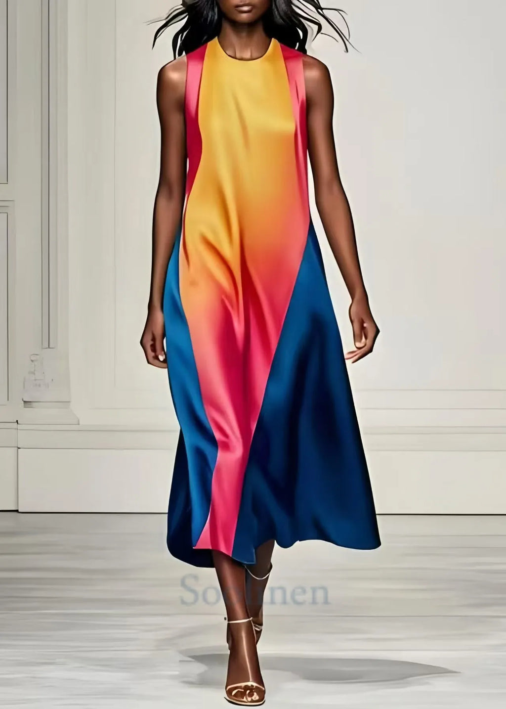 Classic Vintage Dress with a Flattering Fit