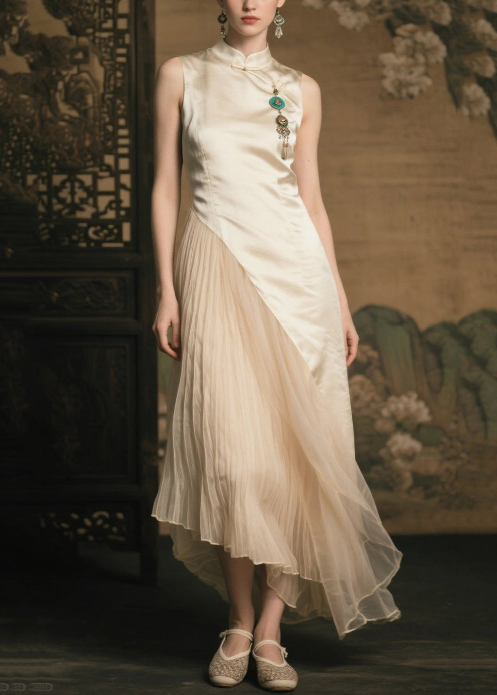 A Vintage Style Dress with Delicate Timeless Details
