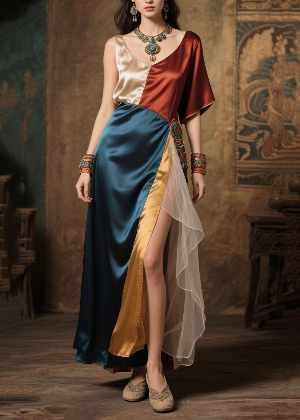 Classic Vintage Dress with a Flattering Fit