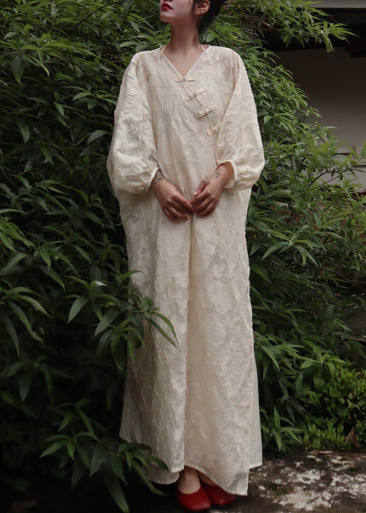 A Vintage Style Dress with Delicate Timeless Details