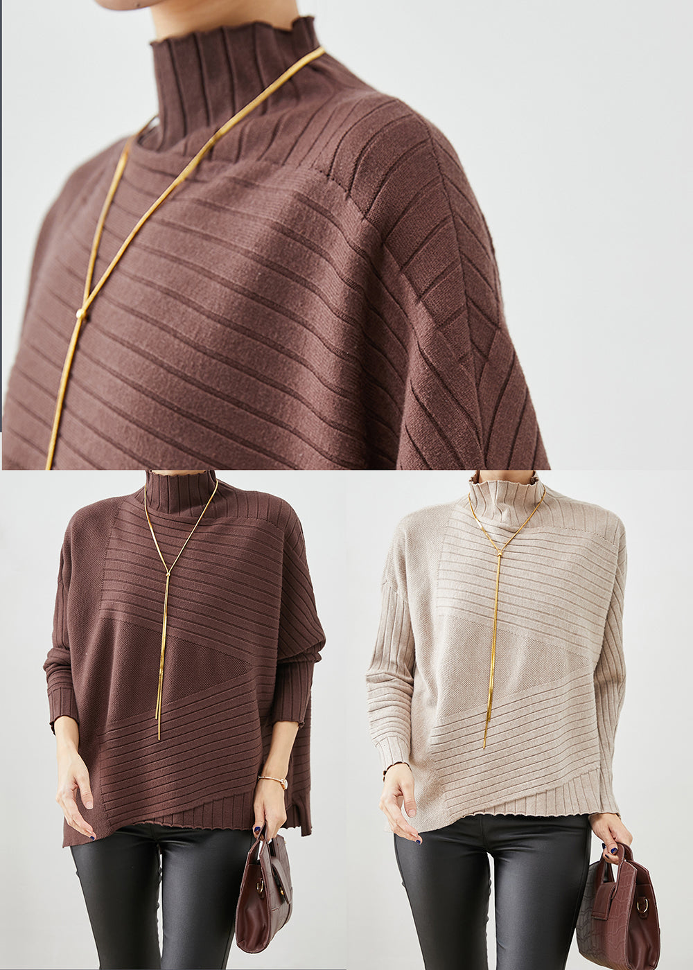 Well Tailored Sweater with a Graceful Silhouette