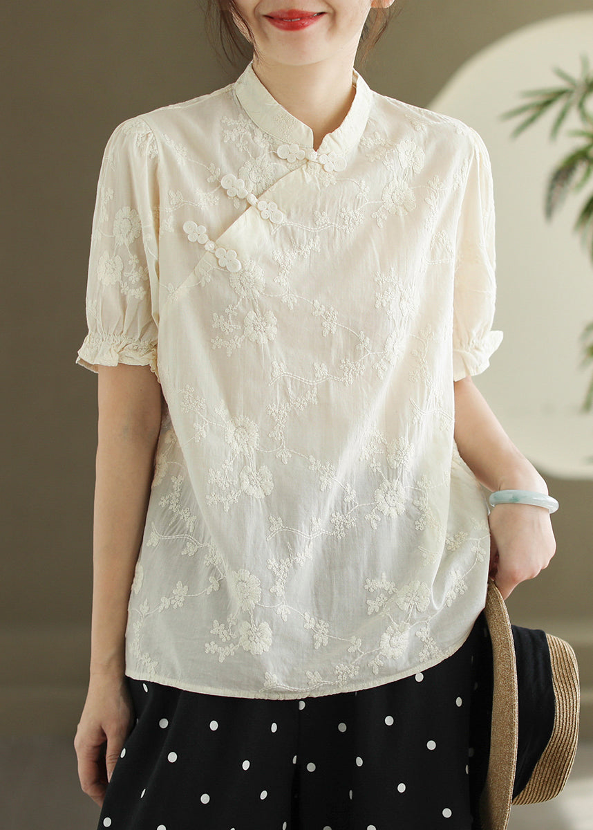 A Vintage Style Shirt with Delicate Timeless Details