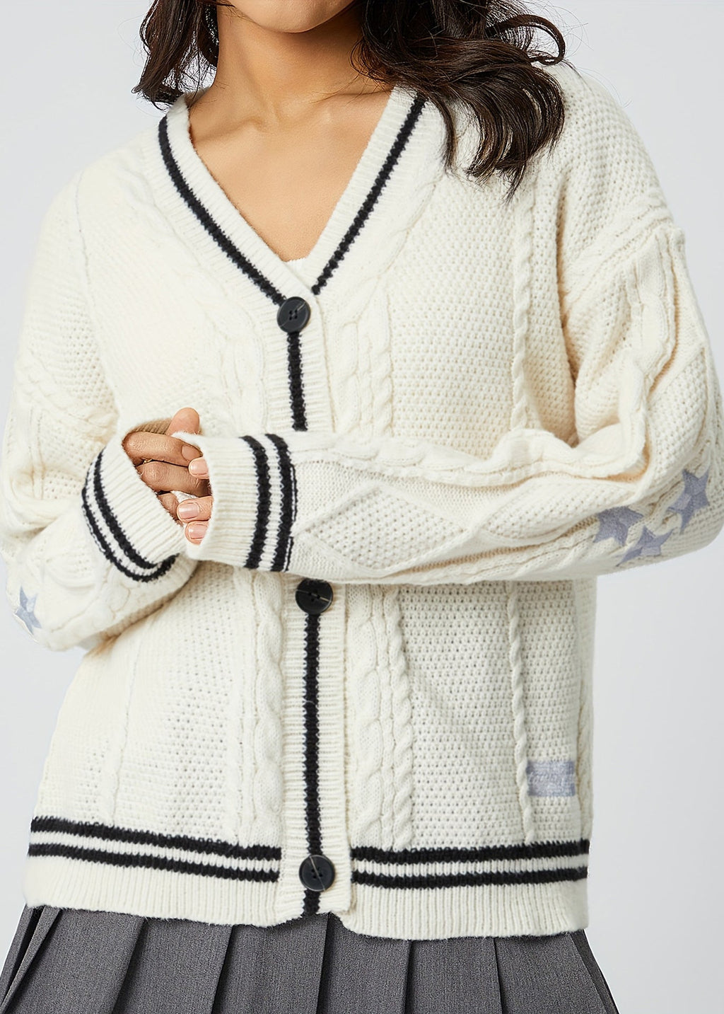 A Vintage Style Cardigan with Delicate Timeless Details