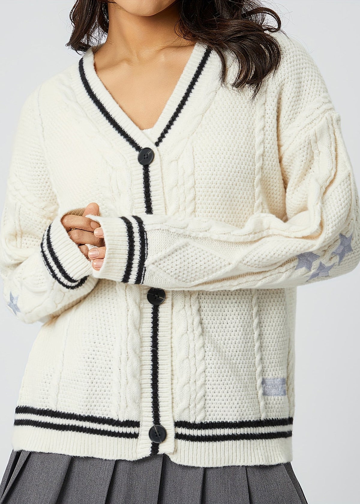 A Vintage Style Cardigan with Delicate Timeless Details