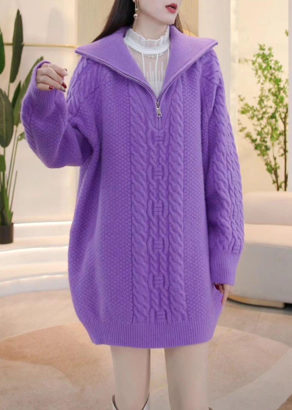 Vintage Inspired Sweater with a Contemporary Edge