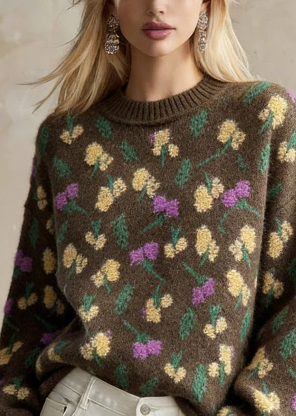 Classic Vintage Sweater with a Flattering Fit