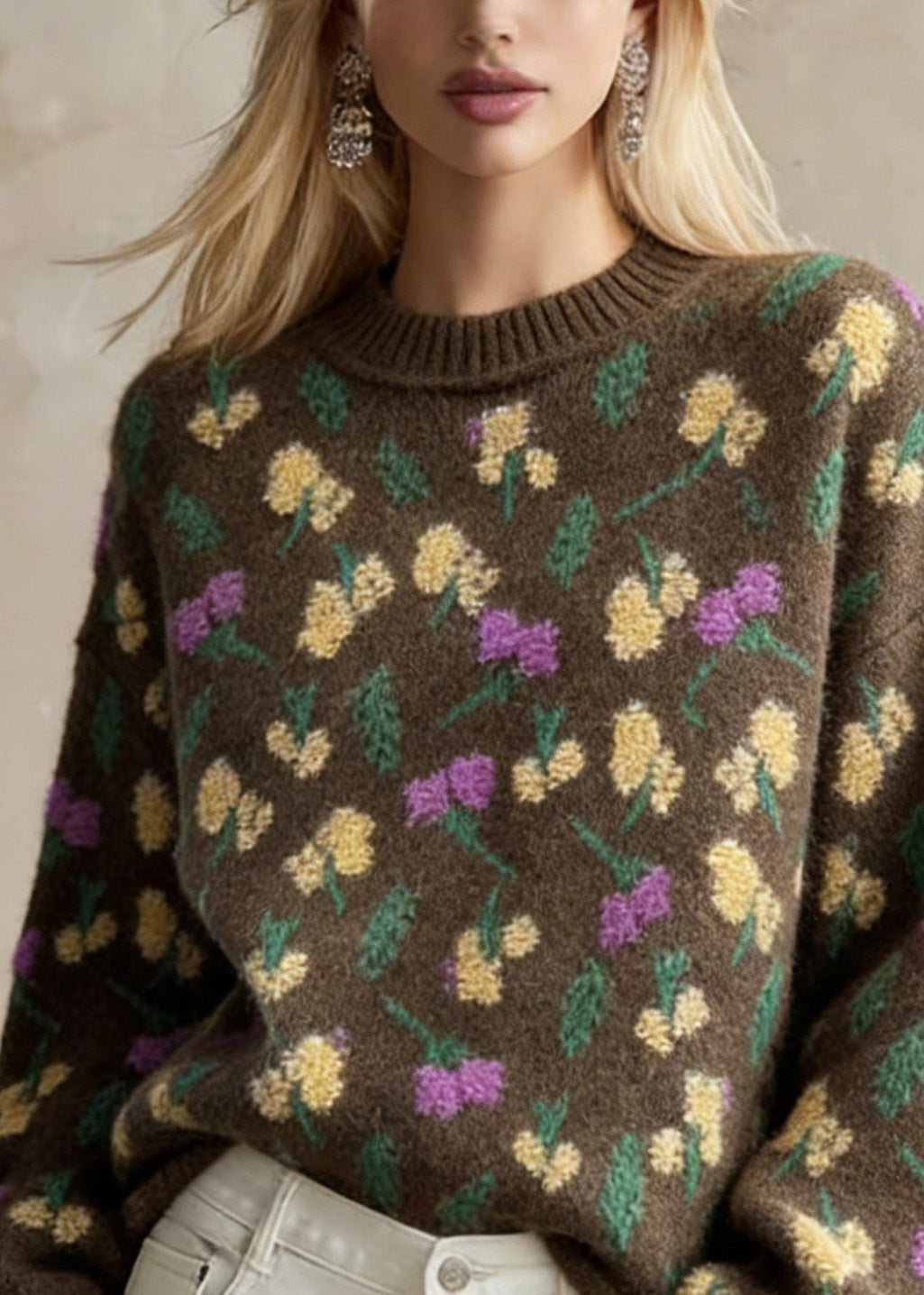 Classic Vintage Sweater with a Flattering Fit