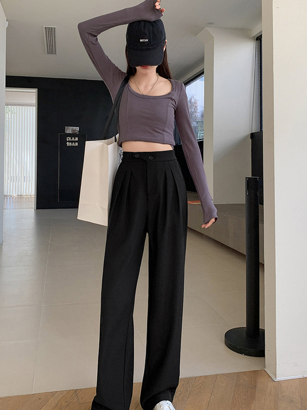 A Vintage Style Pants with Delicate Timeless Details