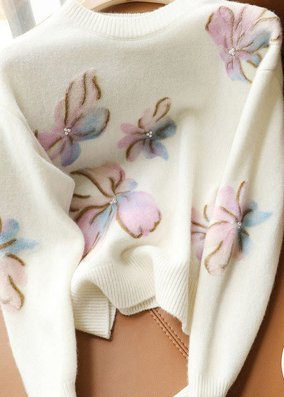 A Vintage Style Sweater with Delicate Timeless Details